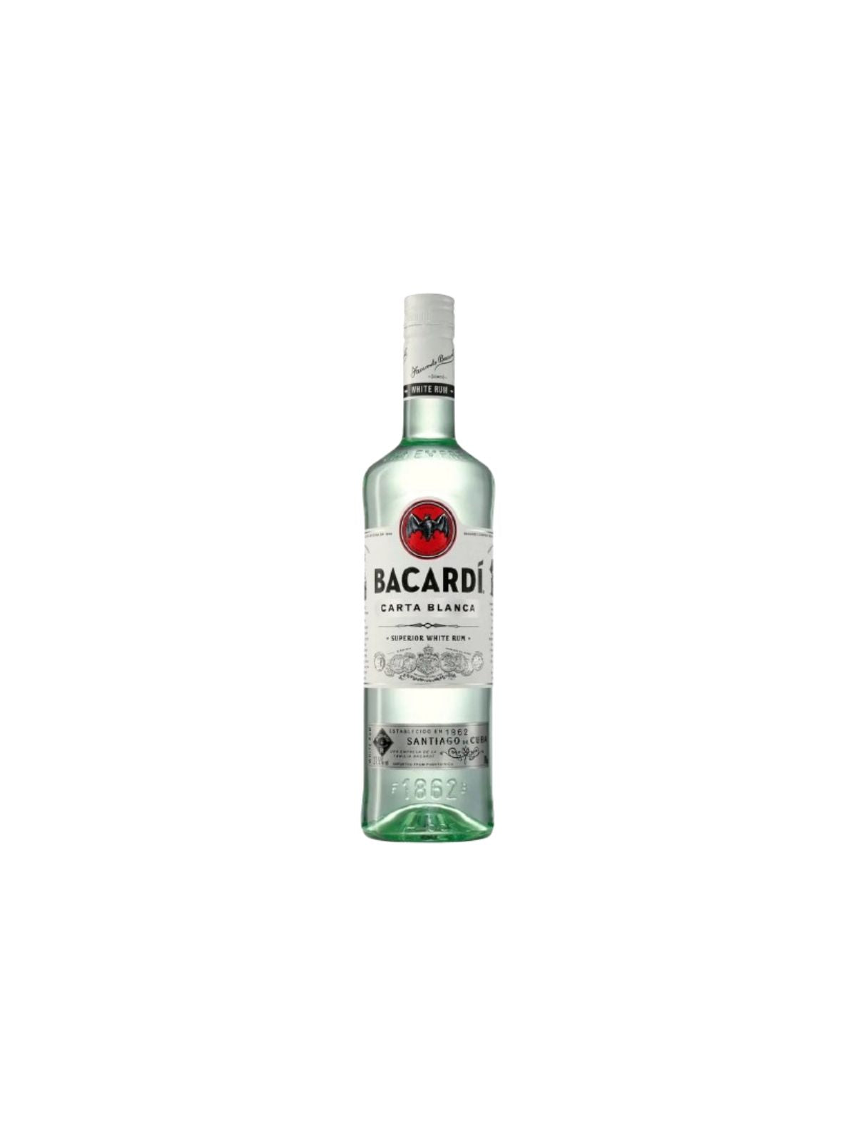Bacardi Carta Blanca White Rum 1L – Alcohol Delivery Ibiza