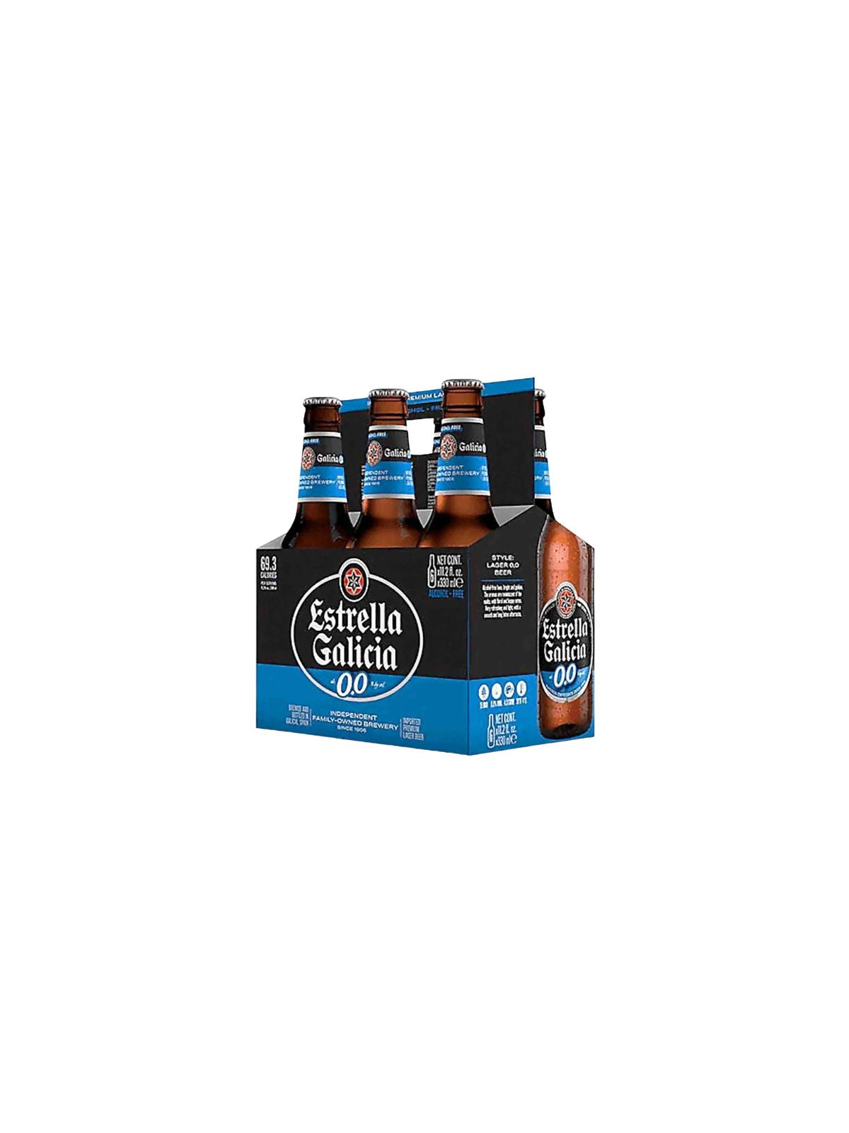 Estrella Galicia 0.0 Beer 250ml 6 Pack – Alcohol Delivery Ibiza